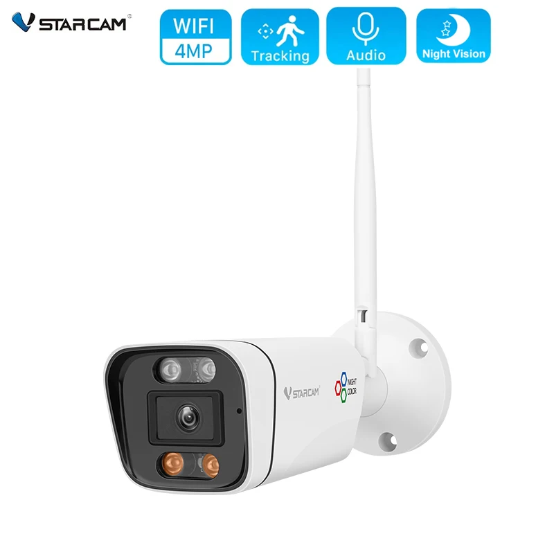 Vstarcam 4MP IP 카메라, 와이파이 야외 감시, 가정 보안 보호 CCTV, 컬러 나이트 비전 보안 카메라 title=Vstarcam 4MP IP 카메라, 와이파이 야외 감시, 가정 보안 보호 CCTV, 컬러 나이트 비전 보안 카메라 