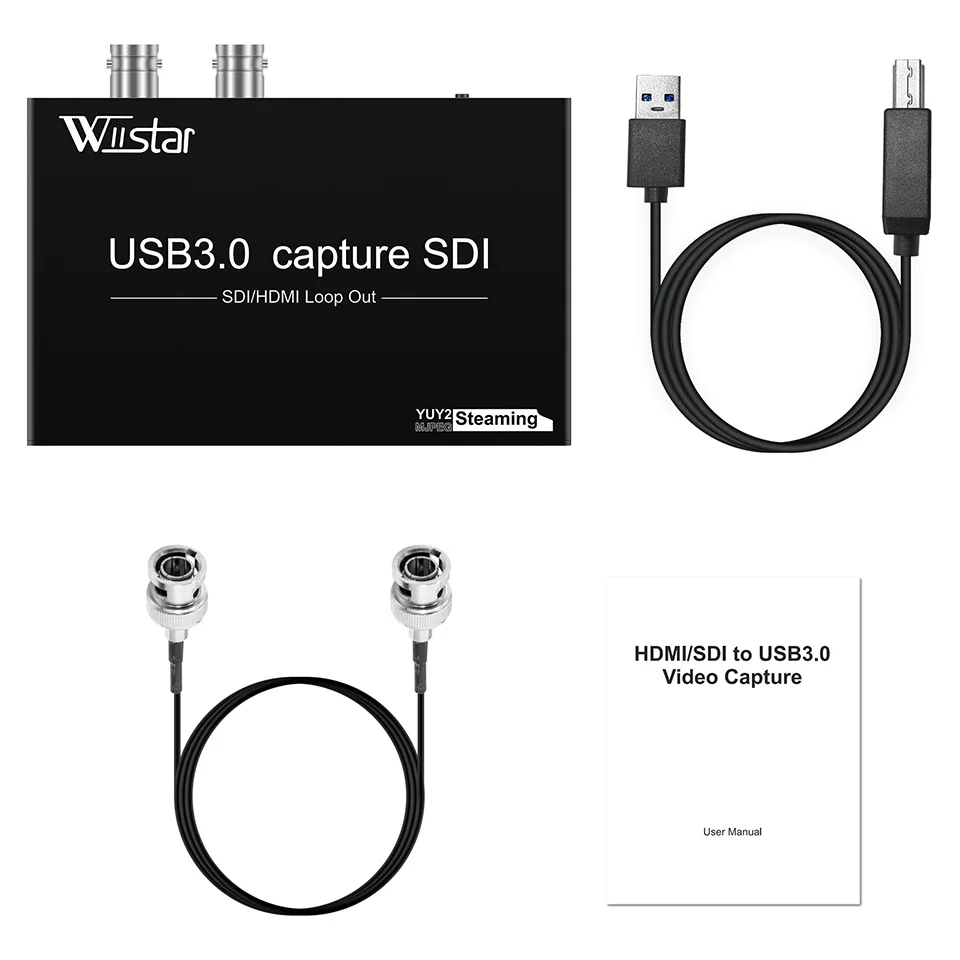 맥 윈도우용 비디오 캡처 카드, UVC USB3.0 HDMI SDI to USB 3.0 라이브 스트리밍 플레이트, SDI HDMI 루프, 1080p 60fps