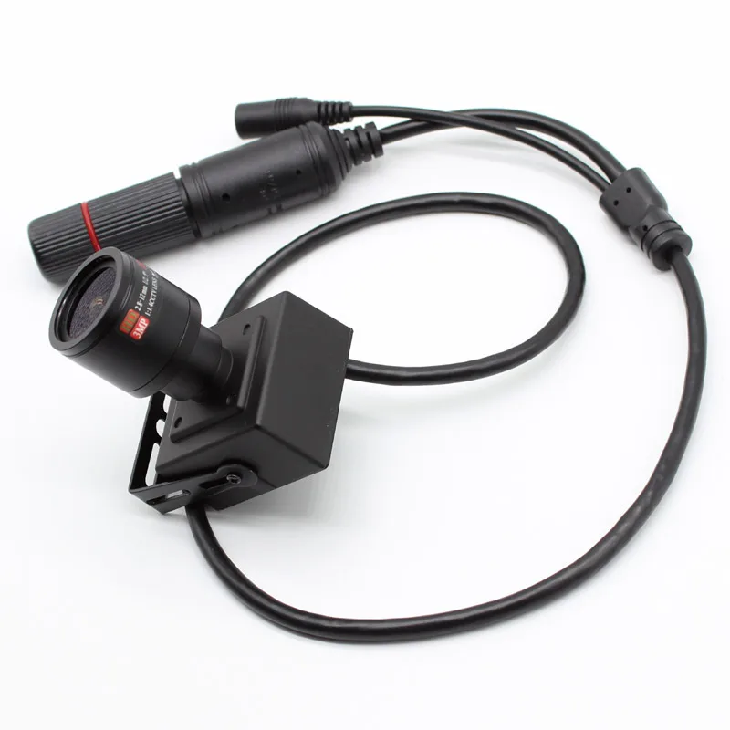 미니 HD 오디오 POE IP 카메라 CCTV 네트워크 AI 3MP 1080p, 블랙 라이트 로우 XMeye ONVIF H.265