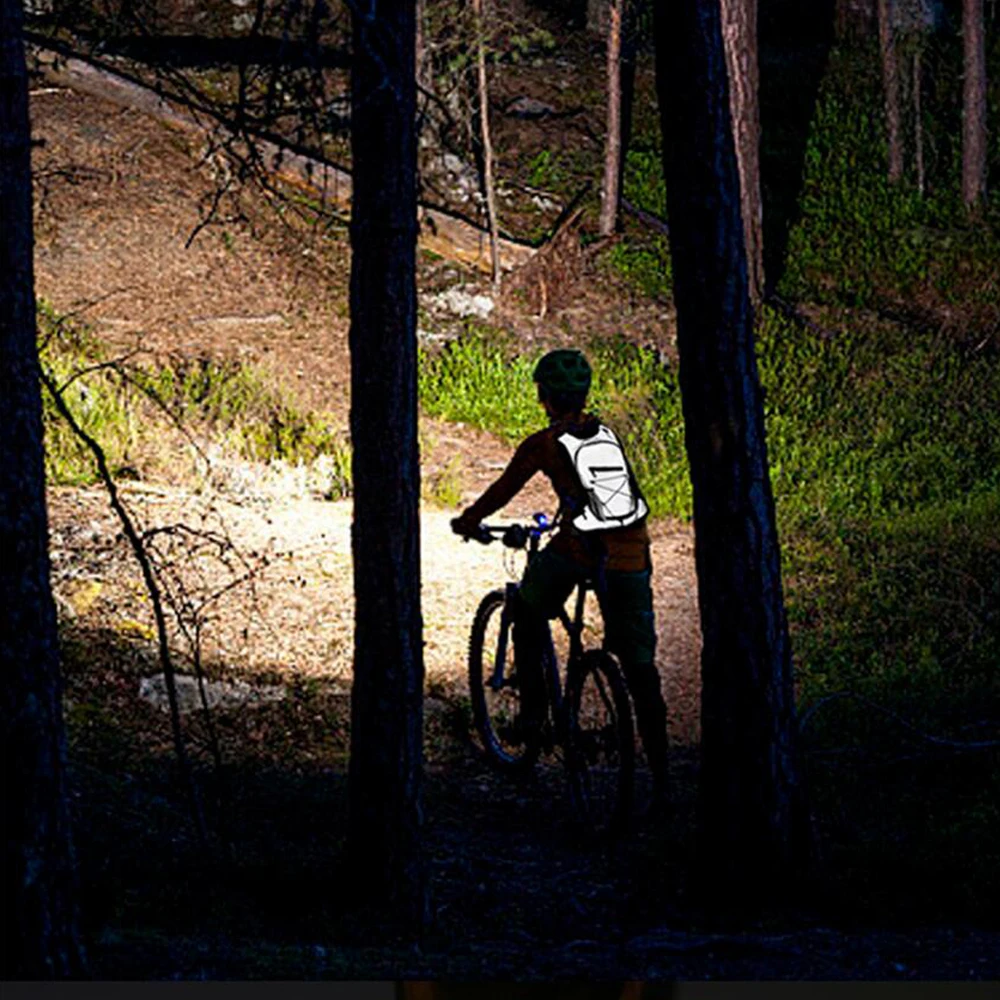 반사 방수 배낭 레인 커버 야외 스포츠 야간 사이클링 안전 라이트 레인 커버 케이스 가방, 캠핑 하이킹