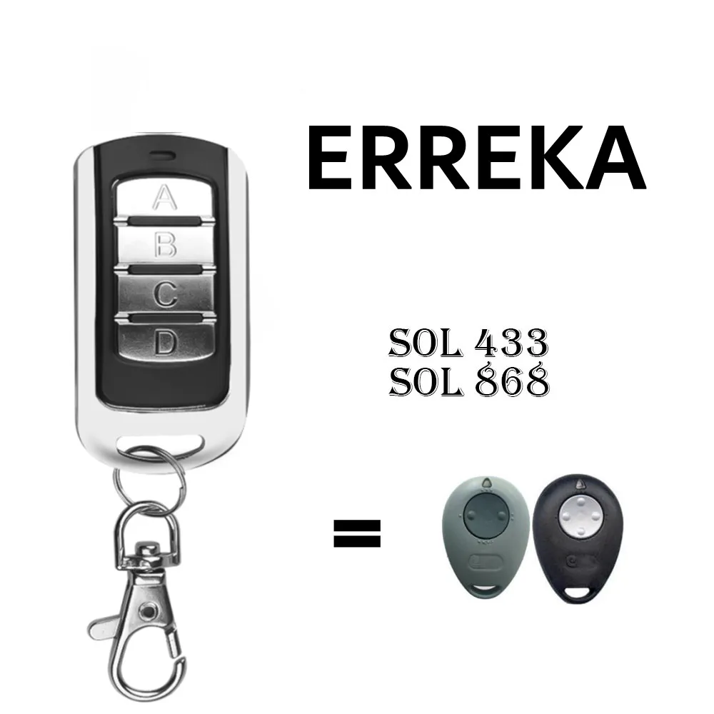 Erreka 아이리스 롤링 코드, 원격 제어 차고 도어 게이트, 명령 복사, 433.92MHz