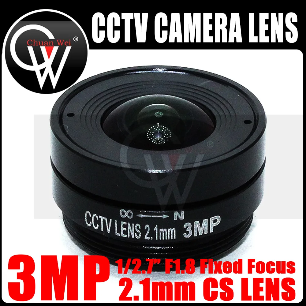 3.0 메가픽셀 cs 렌즈 고정 아이리스 렌즈 CS 마운트 CCTV 렌즈, 광각 133 도, 1/2.7 인치, 3mp CCTV 카메라용, 2.1mm title=3.0 메가픽셀 cs 렌즈 고정 아이리스 렌즈 CS 마운트 CCTV 렌즈, 광각 133 도, 1/2.7 인치, 3mp CCTV 카메라용, 2.1mm 