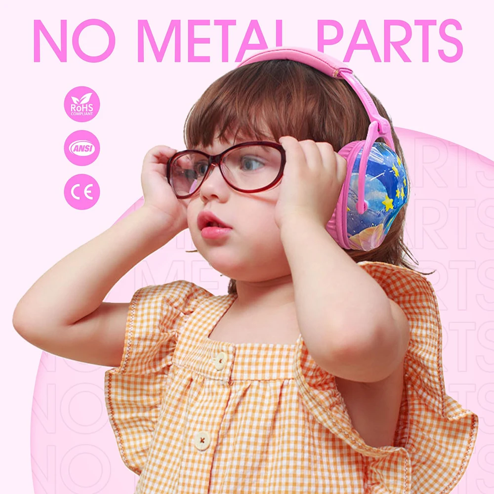 HOCAZOR 어린이 안전 소음 감소 귀마개, 자폐증 청력 감각 문제, 어린이 청력 보호 귀마개