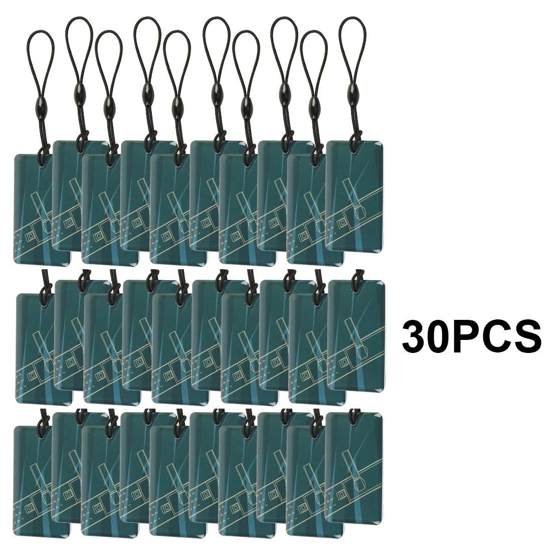 투야 지문 도어락용 범용 스마트 카드, 디지털 보안 안전 키 박스용 RFID IC 카드 쓰기 필요 없음, 4 팩, 10/30 팩