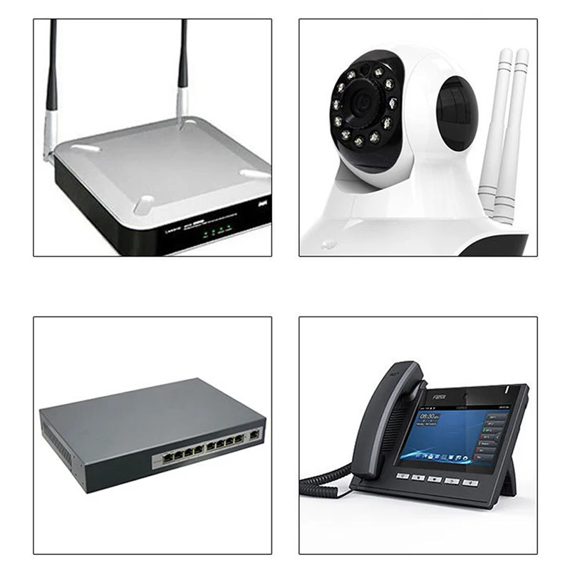 POE 스플리터 방수 어댑터 케이블, 전원 공급 모듈, IP 카메라용 인젝터, 48V ~ 12V