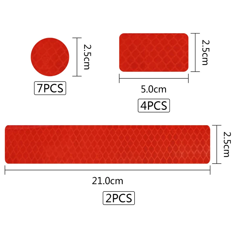 높은 가시성 반사 스티커, 의류 배낭 차량 트럭 유모차용