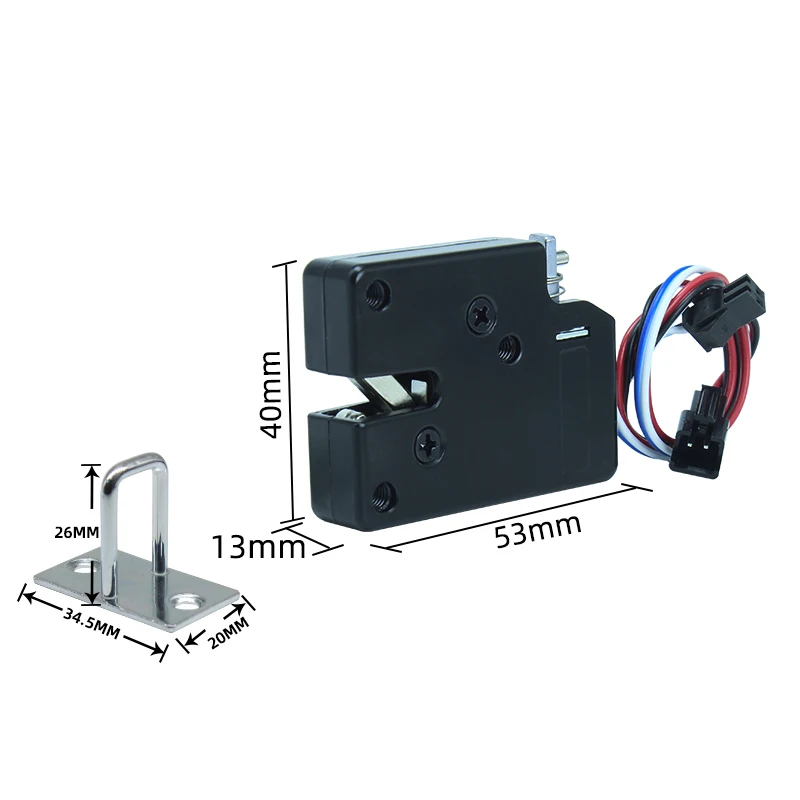 미니 익스프레스 캐비닛 전자기 잠금 장치, XG07A, 12V24V, 5V 로커, 문짝 전자 잠금 장치, 공장 직판