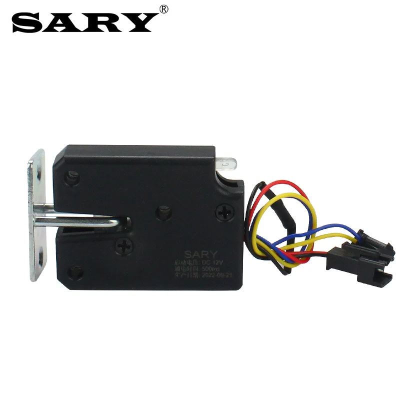 소형 플라스틱 티타늄 와이어 잠금 장치, 미니 전기 제어 전자 잠금 벨트, 피드백 신호, DC3V5V12V