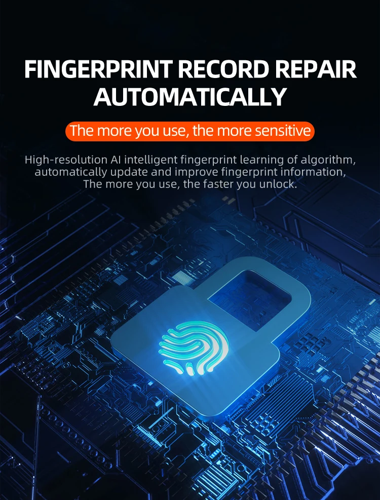 PHIPULO 투야 스마트 문짝 잠금 장치, 디지털 전자 잠금 장치, 원 그립 잠금 해제, 지문 카드 키, 투야 잠금 장치, 스마트 홈