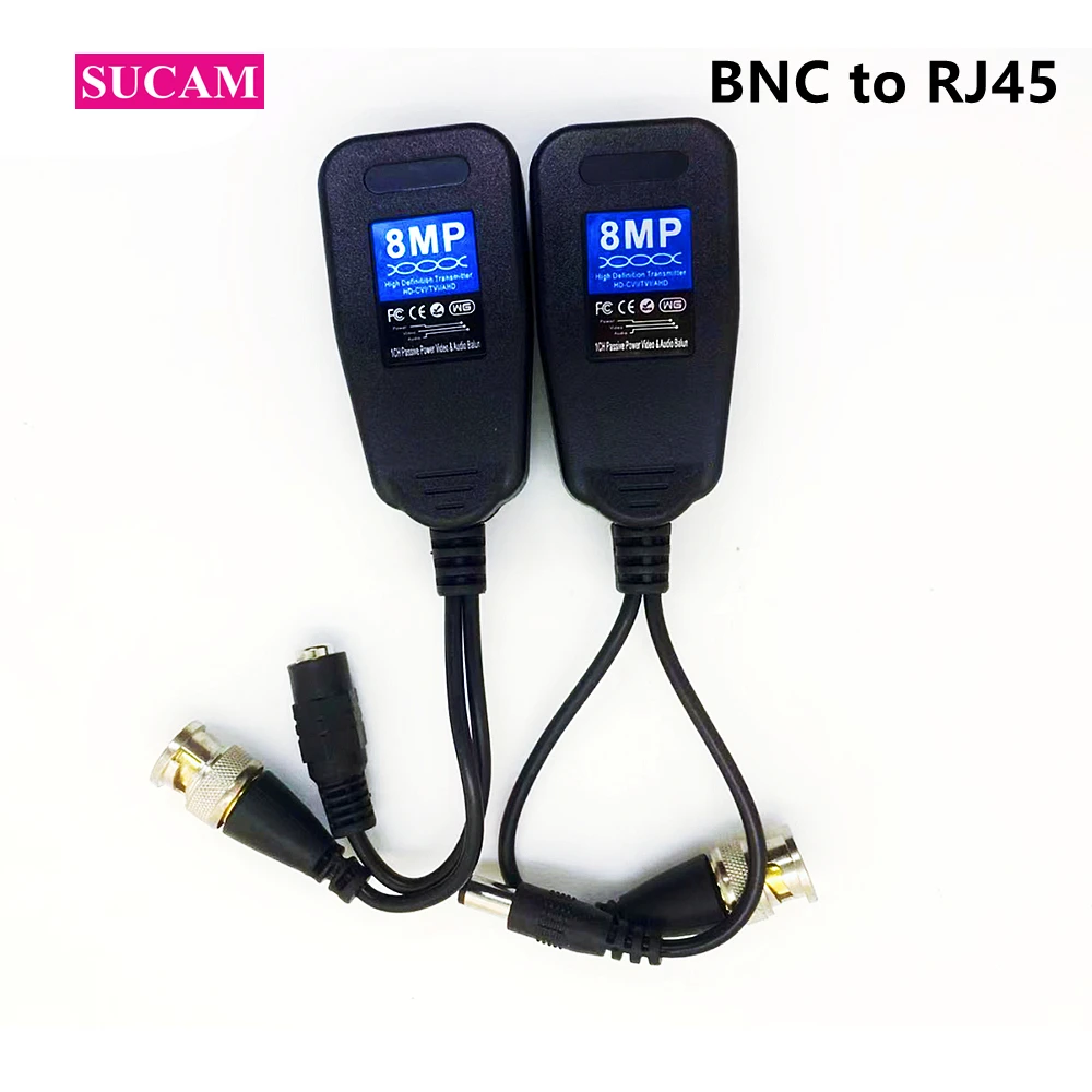 패시브 1 채널 비디오 전원 발룬-RJ45 커넥터, CVI, TVI, AHD 카메라 시스템 액세서리, 2MP, 4MP, 5MP, 8MP, 5 쌍/로트 title=패시브 1 채널 비디오 전원 발룬-RJ45 커넥터, CVI, TVI, AHD 카메라 시스템 액세서리, 2MP, 4MP, 5MP, 8MP, 5 쌍/로트 