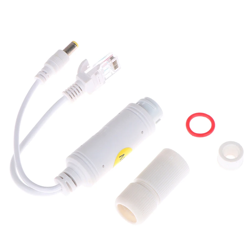 POE 스플리터 방수 어댑터 케이블, 전원 공급 모듈, IP 카메라용 인젝터, 48V ~ 12V
