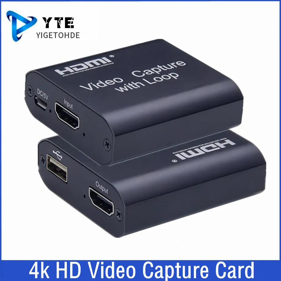 YIGETOHDE-1080P 4K HDMI-게임 레코드 라이브 스트리밍 방송 TV 로컬 루프용 비디오 캡처 카드 보드와 호환, 2.0 P title=YIGETOHDE-1080P 4K HDMI-게임 레코드 라이브 스트리밍 방송 TV 로컬 루프용 비디오 캡처 카드 보드와 호환, 2.0 P 