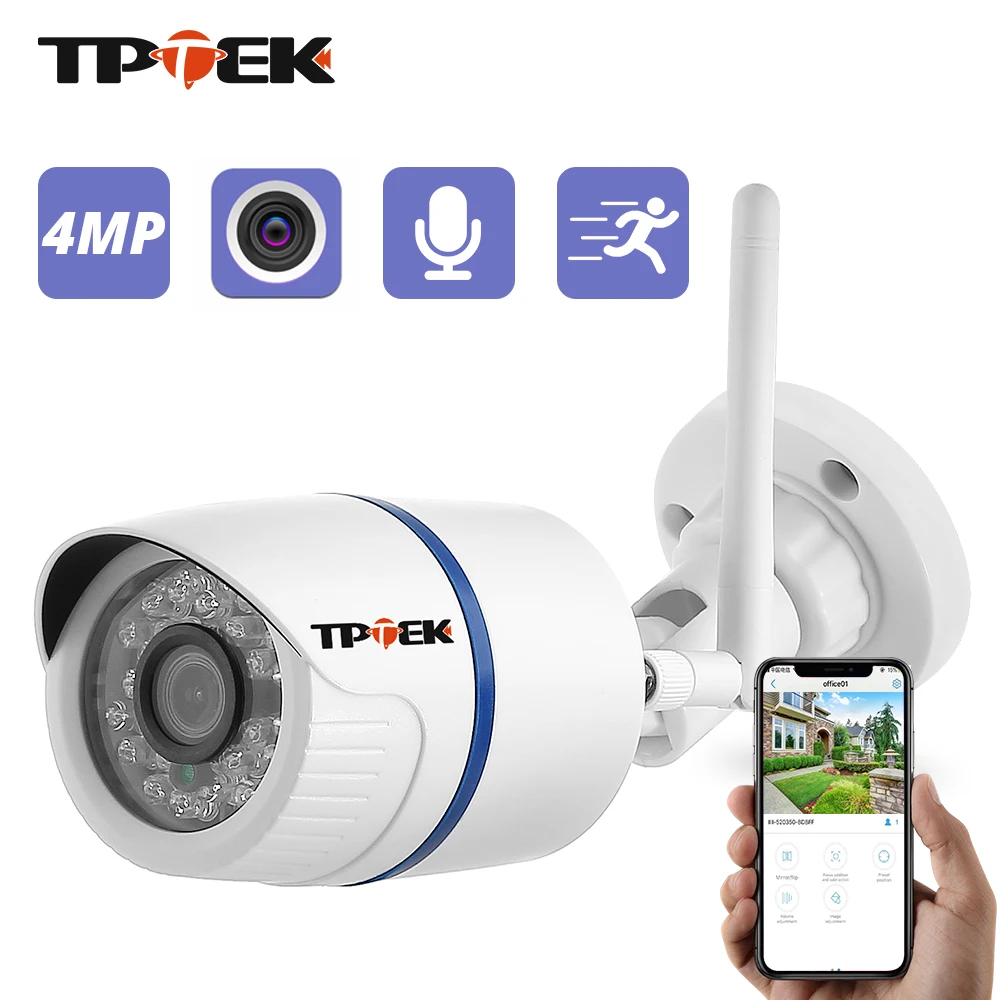 4MP 1080P IP 카메라 야외 와이파이 보안 카메라, 무선 비디오 감시 와이파이 총알 방수 CCTV HD 카메라 캠 title=4MP 1080P IP 카메라 야외 와이파이 보안 카메라, 무선 비디오 감시 와이파이 총알 방수 CCTV HD 카메라 캠 