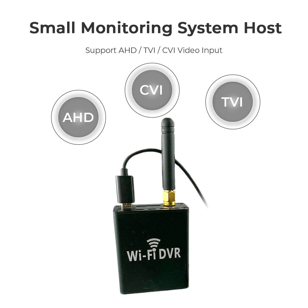 미니 와이파이 DVR 카메라 키트, 비디오 감시 레코더, Onvif AHD DVR P2P 비디오 오디오 DVR 레코더, 128GB TF 카드 슬롯, 1080P