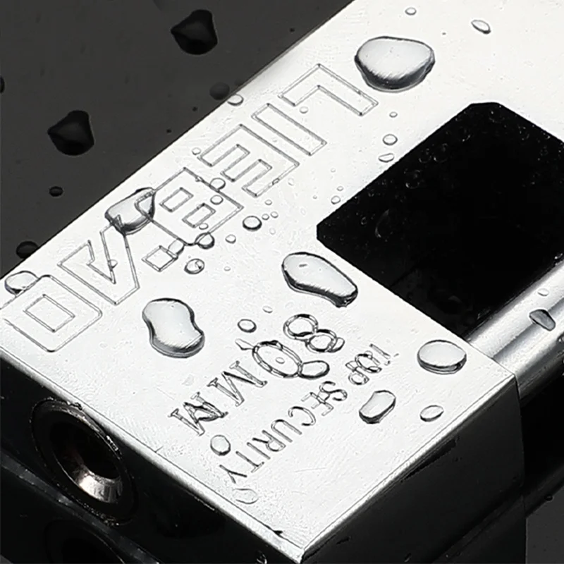 다중 사양 컨테이너 사용 녹 방지 헤비 듀티 다리미 자물쇠, 직사각형 자물쇠 문짝 자물쇠, 40mm-100mm