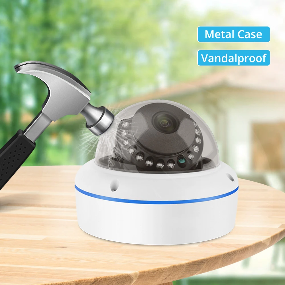 MISECU 돔 POE 보안 카메라 키트, 실내 모션 감지, CCTV 비전, 레코드 감시 시스템, H.265NVR, 8CH, 5MP, 4MP