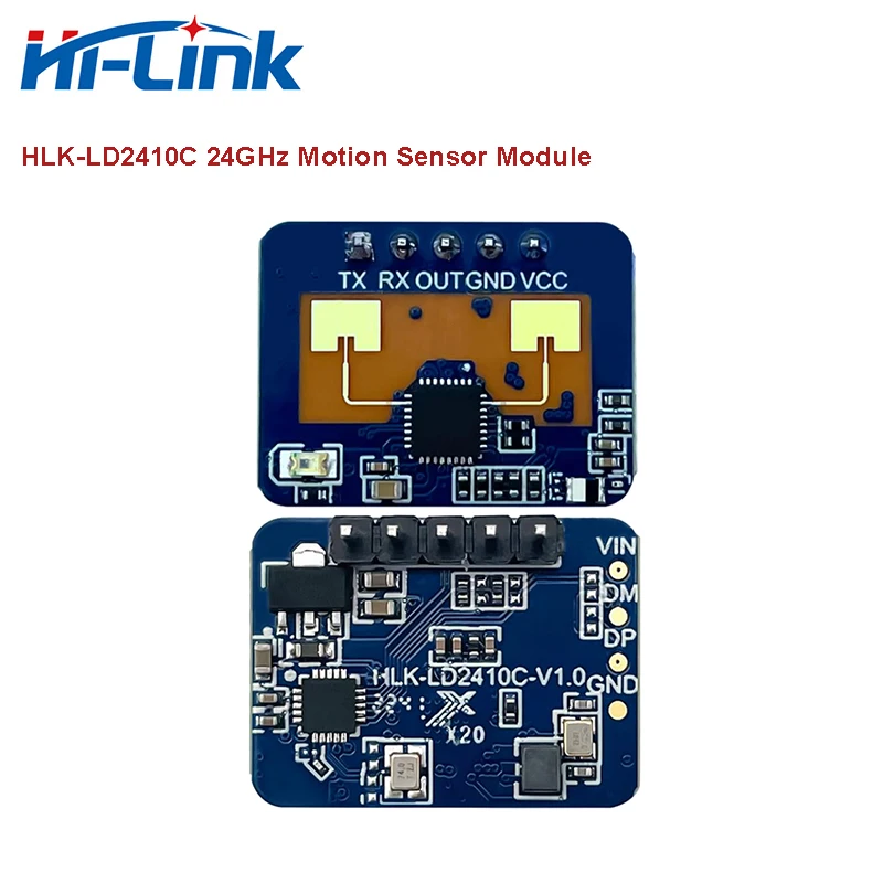 맞춤형 Hilink HLK-LD2410C 모션 모듈, 인간 존재 호흡 레이더 센서, 24GHz mmWave