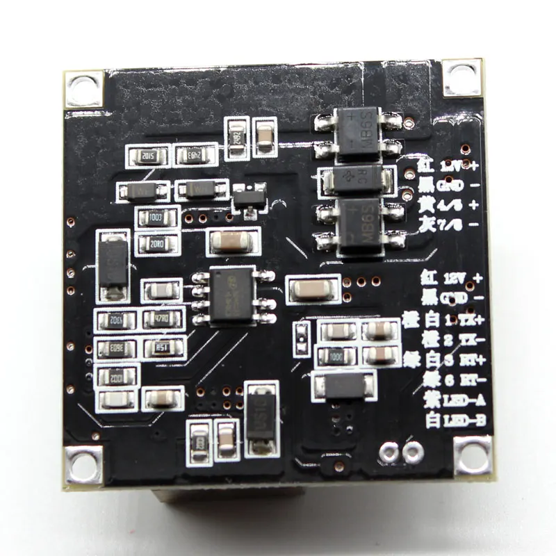 CCTV IP 카메라 POE 모듈 PCB 보드 전원 이더넷, POE 케이블 포함 IPC용, IEEE802.3af/at 12V 출력