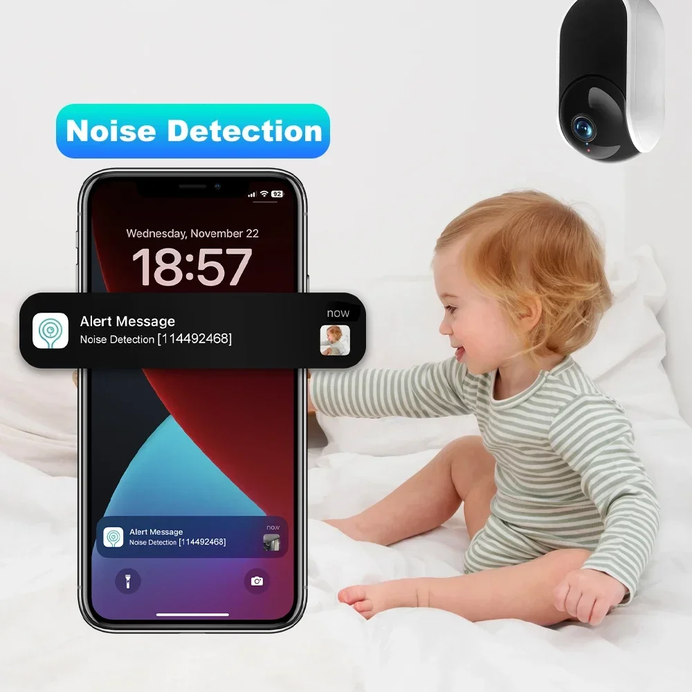 PTZ CloudEdge 앱 와이파이 실내 무선 개인 모드 자동 추적 보안 홈 CCTV 감시 IP 알렉사 구글 카메라, 3MP