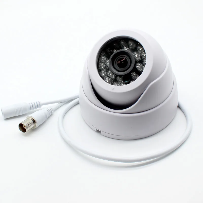 실내 돔 보안 AHD CCTV 카메라, IR 컬러 24LED 야간 투시경, HD 1080P, 2MP, 2.0mp