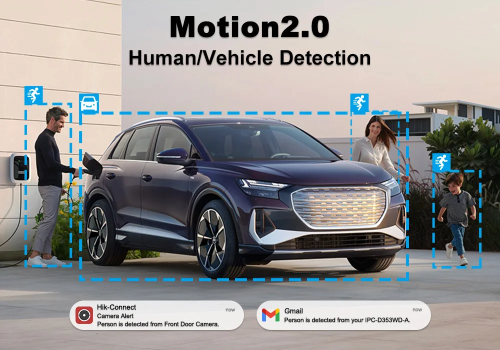 Anpviz POE IP 터렛 카메라, 야외 스마트 듀얼 라이트, 컬러 VU, 30m CCTV 비디오, IP67, H.265, 오디오 사람 및 차량 감지, 8MP