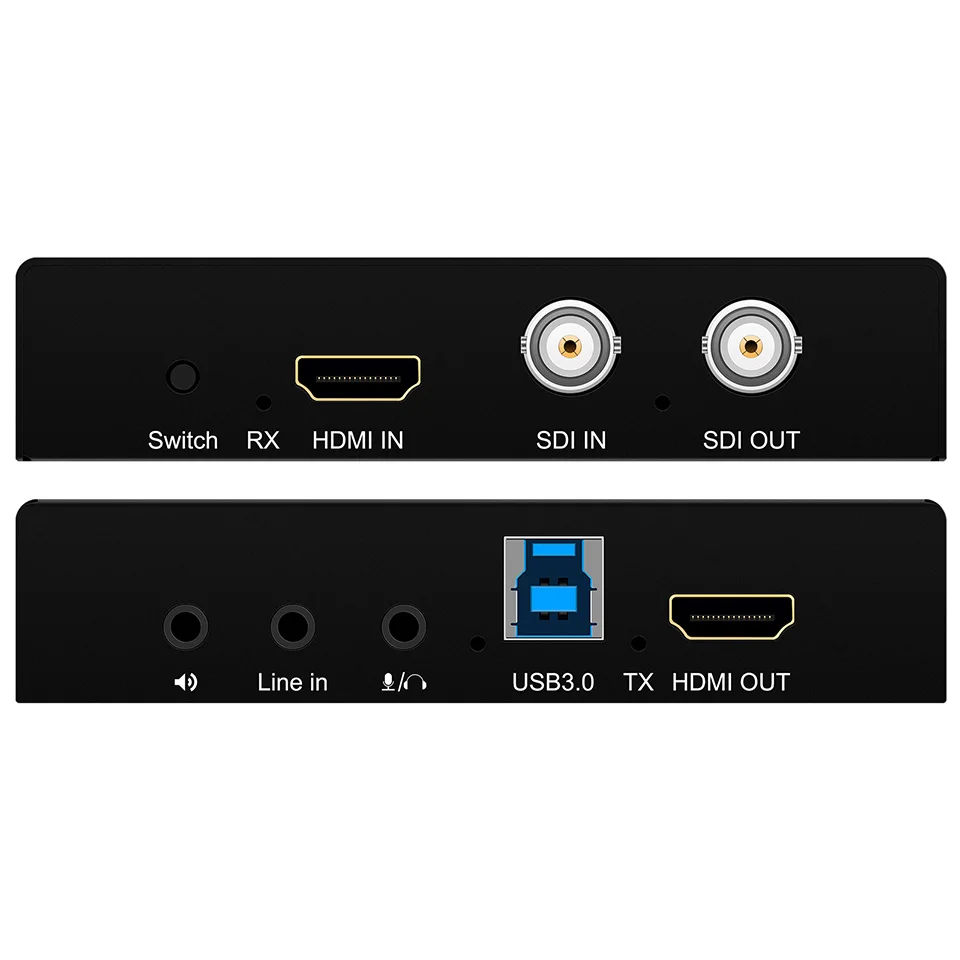 맥 윈도우용 비디오 캡처 카드, UVC USB3.0 HDMI SDI to USB 3.0 라이브 스트리밍 플레이트, SDI HDMI 루프, 1080p 60fps