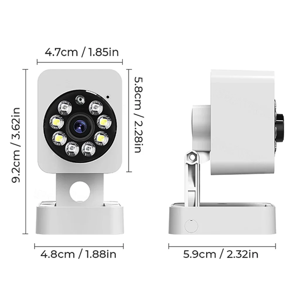 DIDSeth 미니 카메라 투야 스마트 홈 실내 보안 PIR 모션 인체 감지 IP 카메라, 와이파이 CCTV 감시 카메라, 5MP