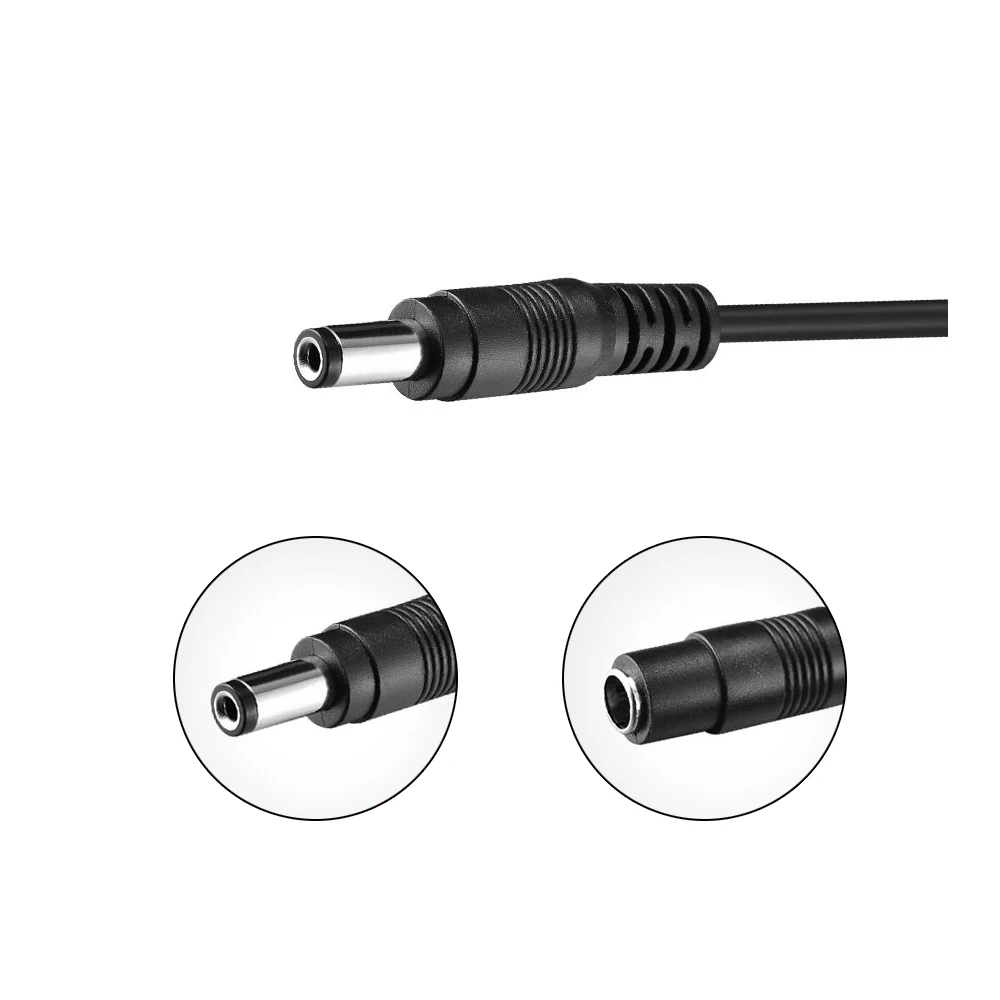 10M 20M DC 12 V 전원 연장 케이블 CCTV 카메라용 5.5mm x 2.1mm/20 FT DC 플러그 12 V 연장 코드