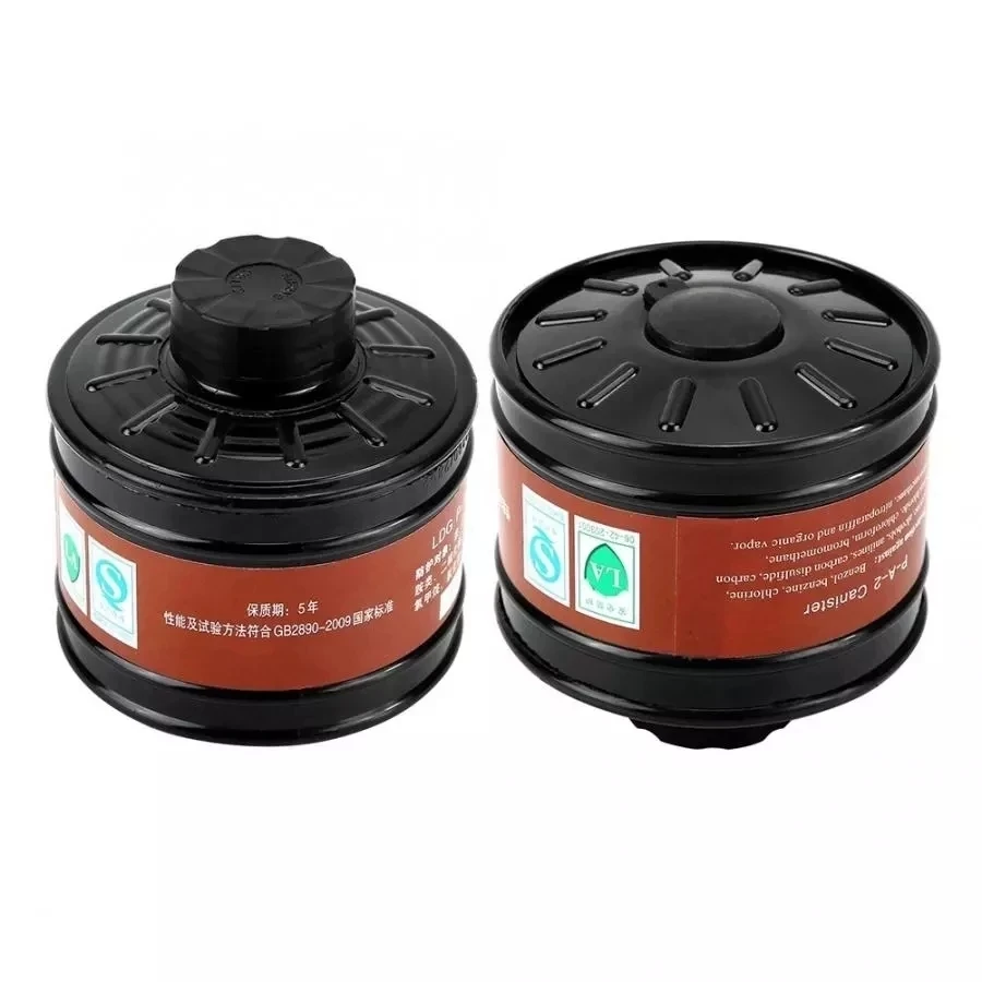 ABS 가스 마스크 필터 캐니스터, 실용적인 교체 부품, 가스 마스크 3 #4 #7 # 필터 캐니스터, 40mm