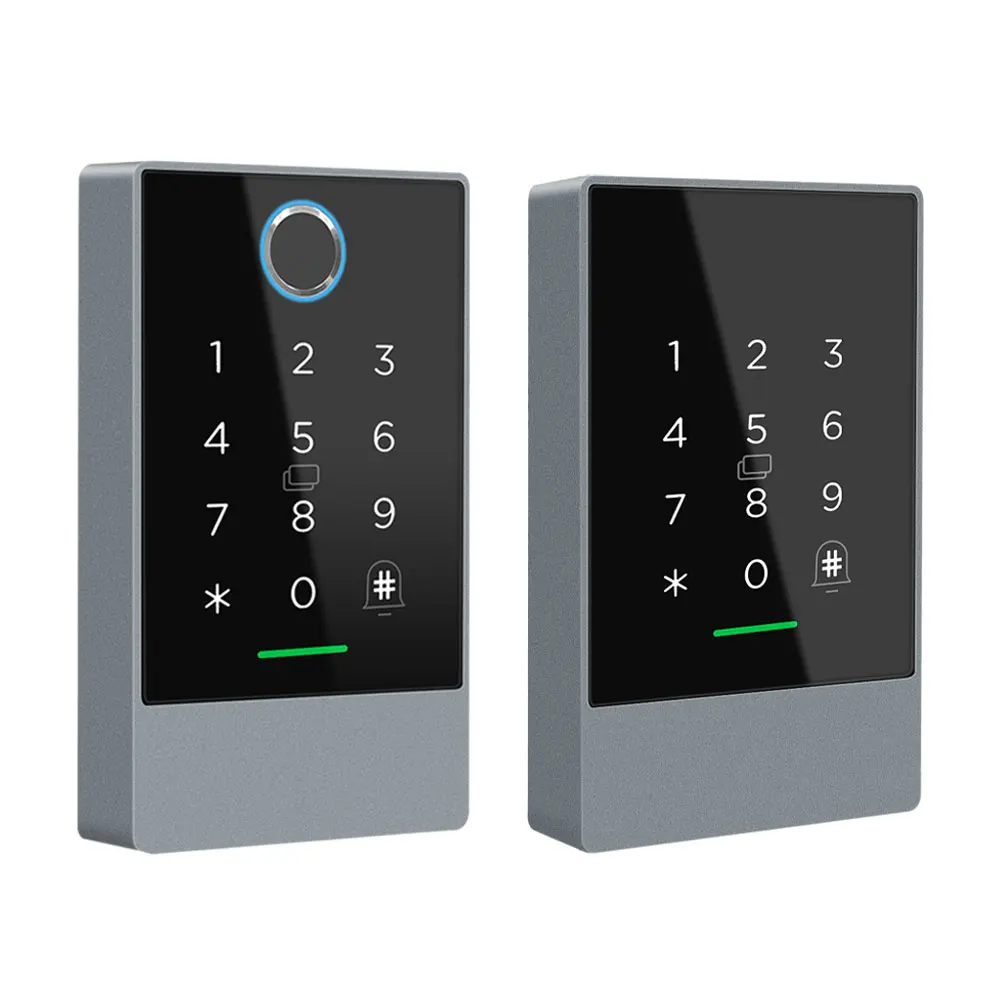 NFC 태그 Ttlock 지문 도어 상태 센서, G2 게이트웨이 스마트폰 앱, 13.56Mhz RFID 도어 액세스 제어 시스템, K3, K3F