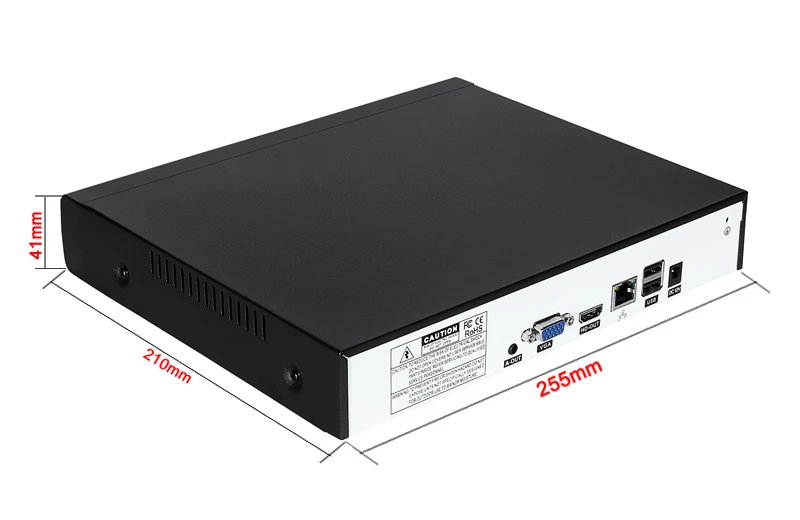 Hi3536E Xmeye 오디오 비디오 레코더, H.265 + 8MP, 4K 16CH, 16 채널 얼굴 감지, Onvif 와이파이 CCTV DVR NVR 감시