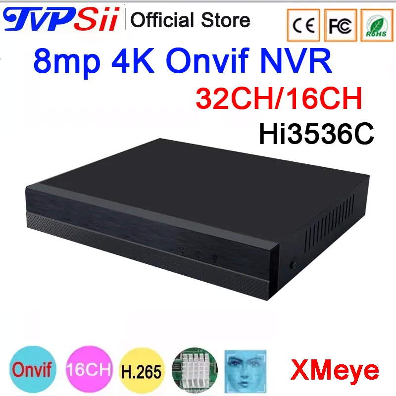 Xmeye Hi3536C 오디오 감시 비디오 레코더, 얼굴 감지, Onvif IP CCTV NVR DVR 시스템, H.265 + 8mp, 4K 32CH, 16CH, 16 채널 title=Xmeye Hi3536C 오디오 감시 비디오 레코더, 얼굴 감지, Onvif IP CCTV NVR DVR 시스템, H.265 + 8mp, 4K 32CH, 16CH, 16 채널 