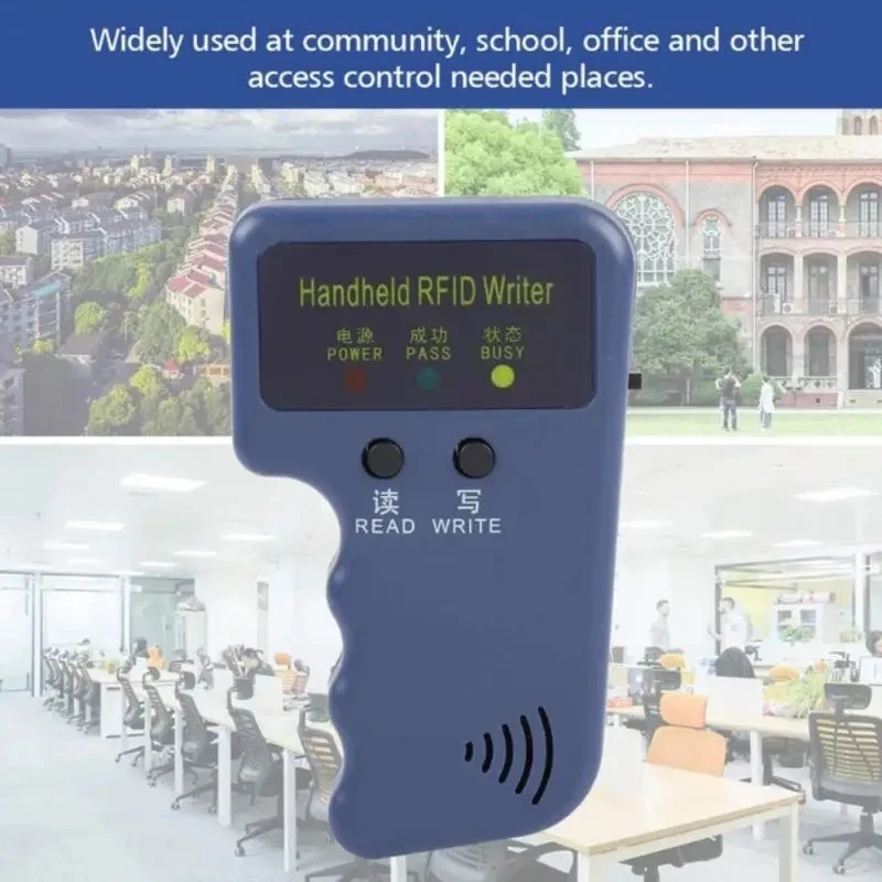 휴대용 Rfid 복사기 카드 리더, Em4100 복사기 라이터, 비디오 프로그래머, T5577 재기록 가능 ID Keyfobs, Em4305 태그, 25Khz