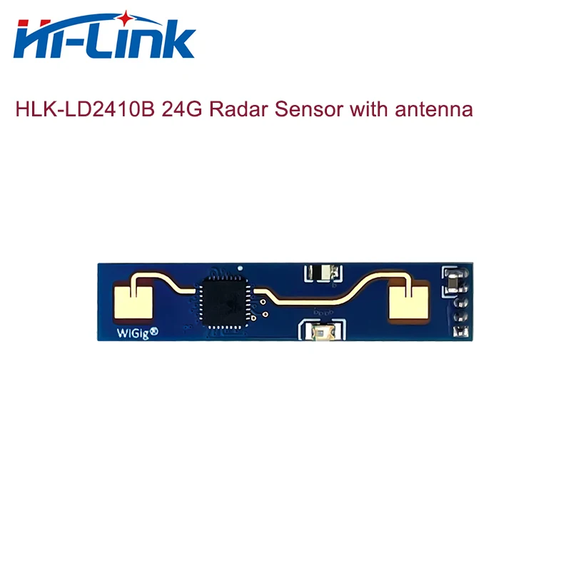 스마트 인체 감지 레이더, 블루투스 호환 감지 센서 모듈, 무료 배송 HLK-LD2410B, 24GHz, 5M