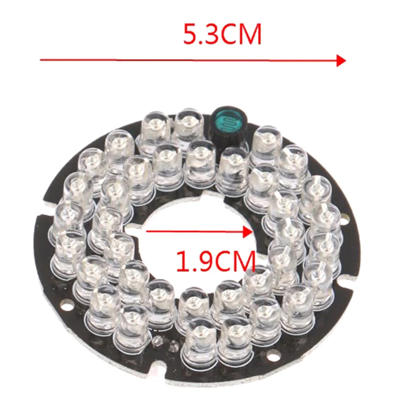 적외선 램프 보드 모듈, 주간 야간 투시경 카메라, 보안 카메라, 고화질 IR LED 90 도, IR 36 LED 라이트 보드