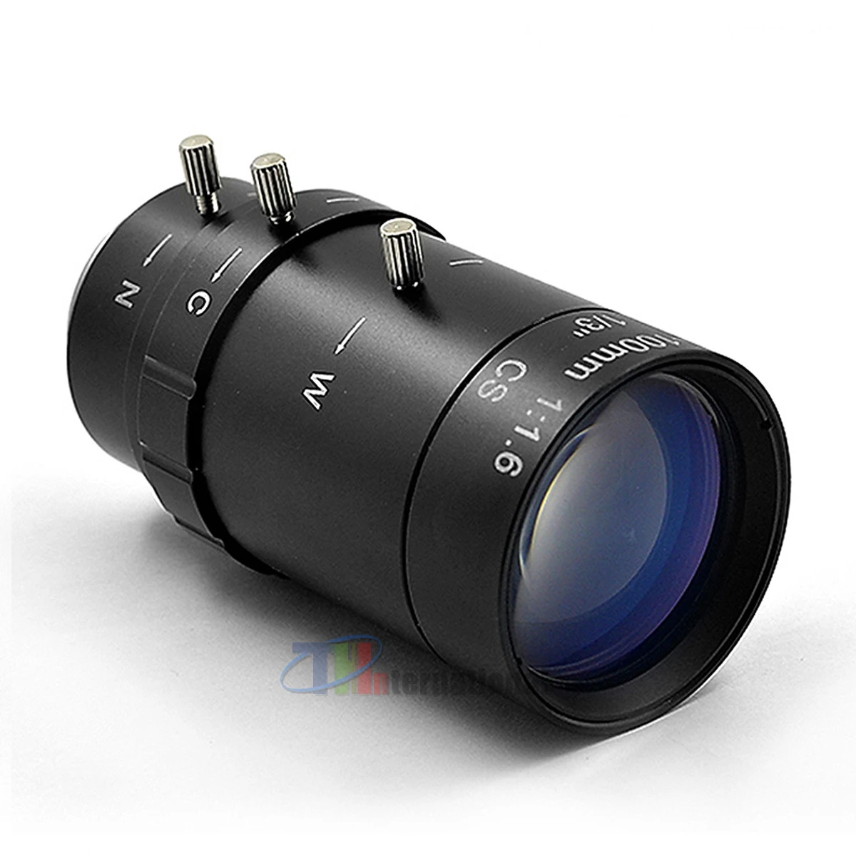 수동 줌 AHD CS 마운트 왜곡 수동 조리개 머신 비전 렌즈, 수동 초점 줌 카메라 렌즈, 1/3 인치 F1.6, 5-100mm