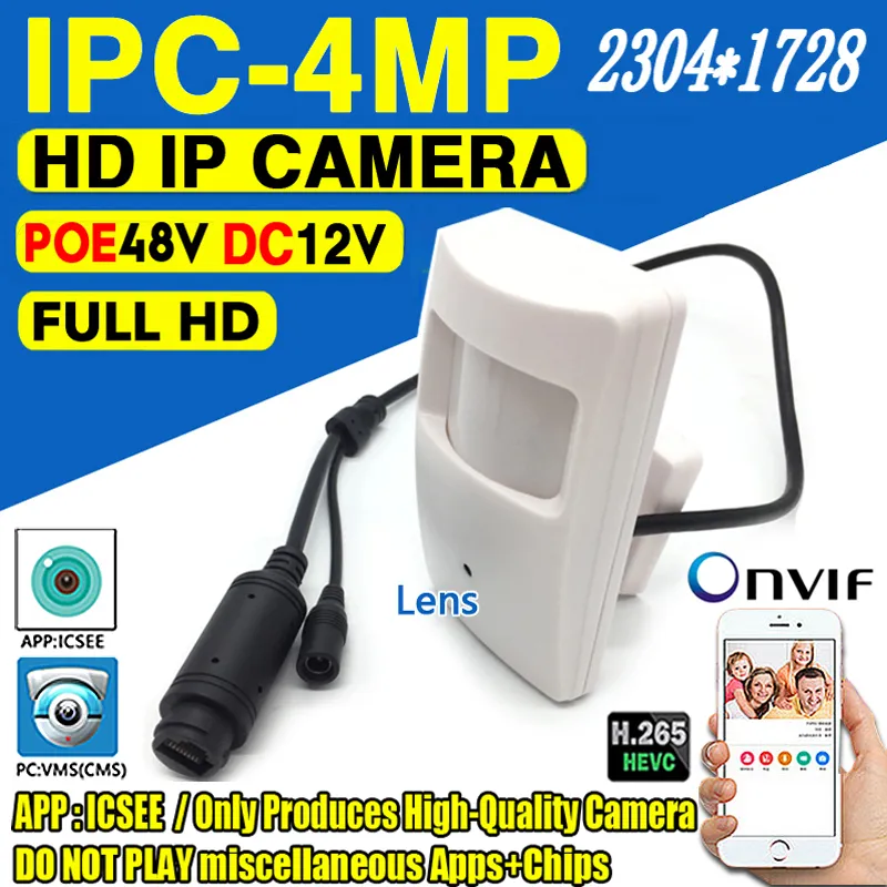 보안 CCTV IP 카메라, 포인티드 콘 렌즈, 48VPOE 프로브, 미니 보안, H.265, HD 2K, 얼굴 인간 모션 감지, XMEYE 브래킷, 4MP title=보안 CCTV IP 카메라, 포인티드 콘 렌즈, 48VPOE 프로브, 미니 보안, H.265, HD 2K, 얼굴 인간 모션 감지, XMEYE 브래킷, 4MP 