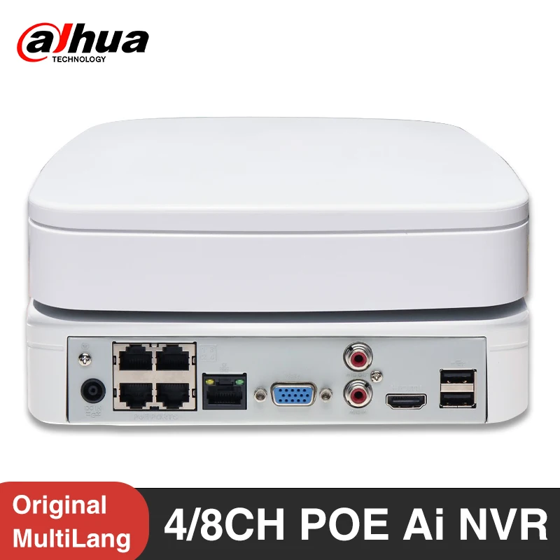 Dahua NVR2104-P-S3 4PoE NVR2108-8P-S3 4/8CH 8PoE 스마트 1U 1HDD 네트워크 비디오 레코더 IP 카메라 보안 모니터 스마트 Ai Onvif title=Dahua NVR2104-P-S3 4PoE NVR2108-8P-S3 4/8CH 8PoE 스마트 1U 1HDD 네트워크 비디오 레코더 IP 카메라 보안 모니터 스마트 Ai Onvif 