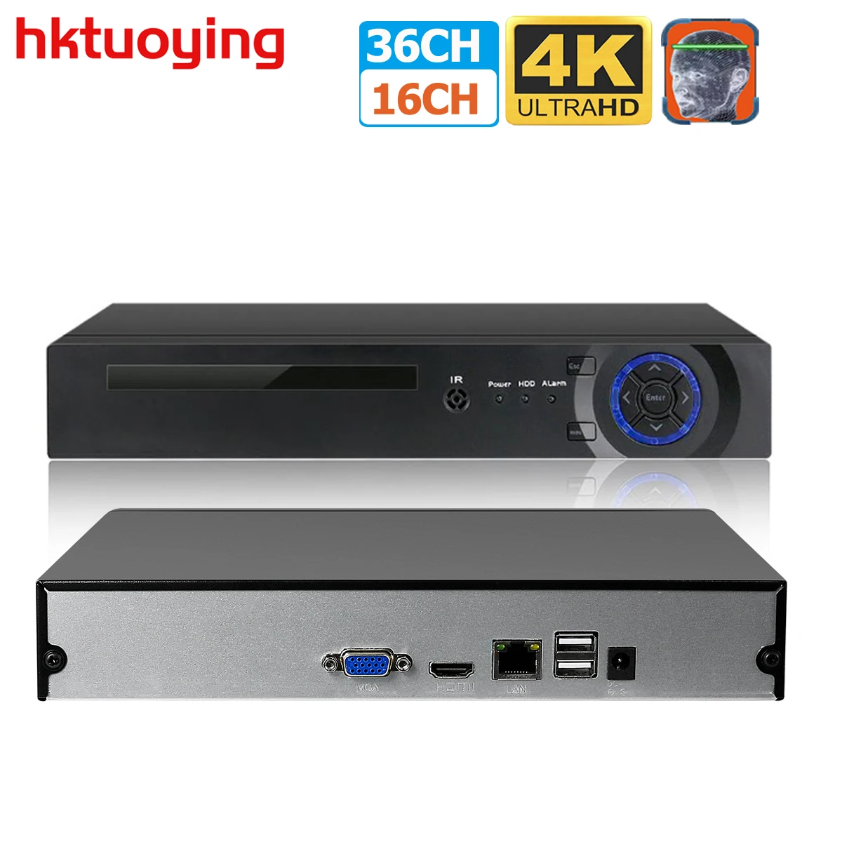 POE IP 카메라용 네트워크 NVR 녹음기, 얼굴 인식, 36CH, 16CH, 4K, 8.0MP, H.265, HD 3MP, 4MP, 5MP, 802.3af, ONVIF 2.4 title=POE IP 카메라용 네트워크 NVR 녹음기, 얼굴 인식, 36CH, 16CH, 4K, 8.0MP, H.265, HD 3MP, 4MP, 5MP, 802.3af, ONVIF 2.4 