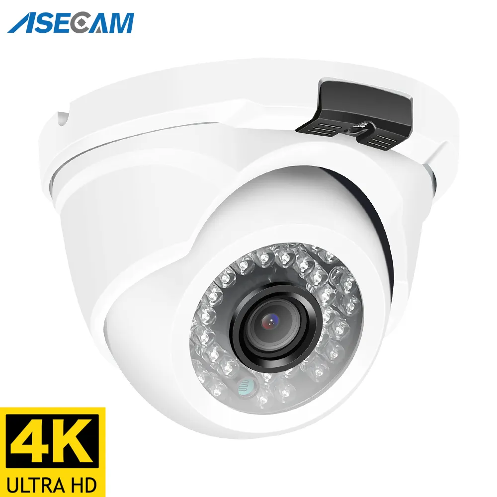 ASECAM 야외 IP 카메라, POE H.265 Onvif 금속 돔, 실내 CCTV, 광각 2.8mm, 4MP 보안 카메라, 4K 8MP title=ASECAM 야외 IP 카메라, POE H.265 Onvif 금속 돔, 실내 CCTV, 광각 2.8mm, 4MP 보안 카메라, 4K 8MP 