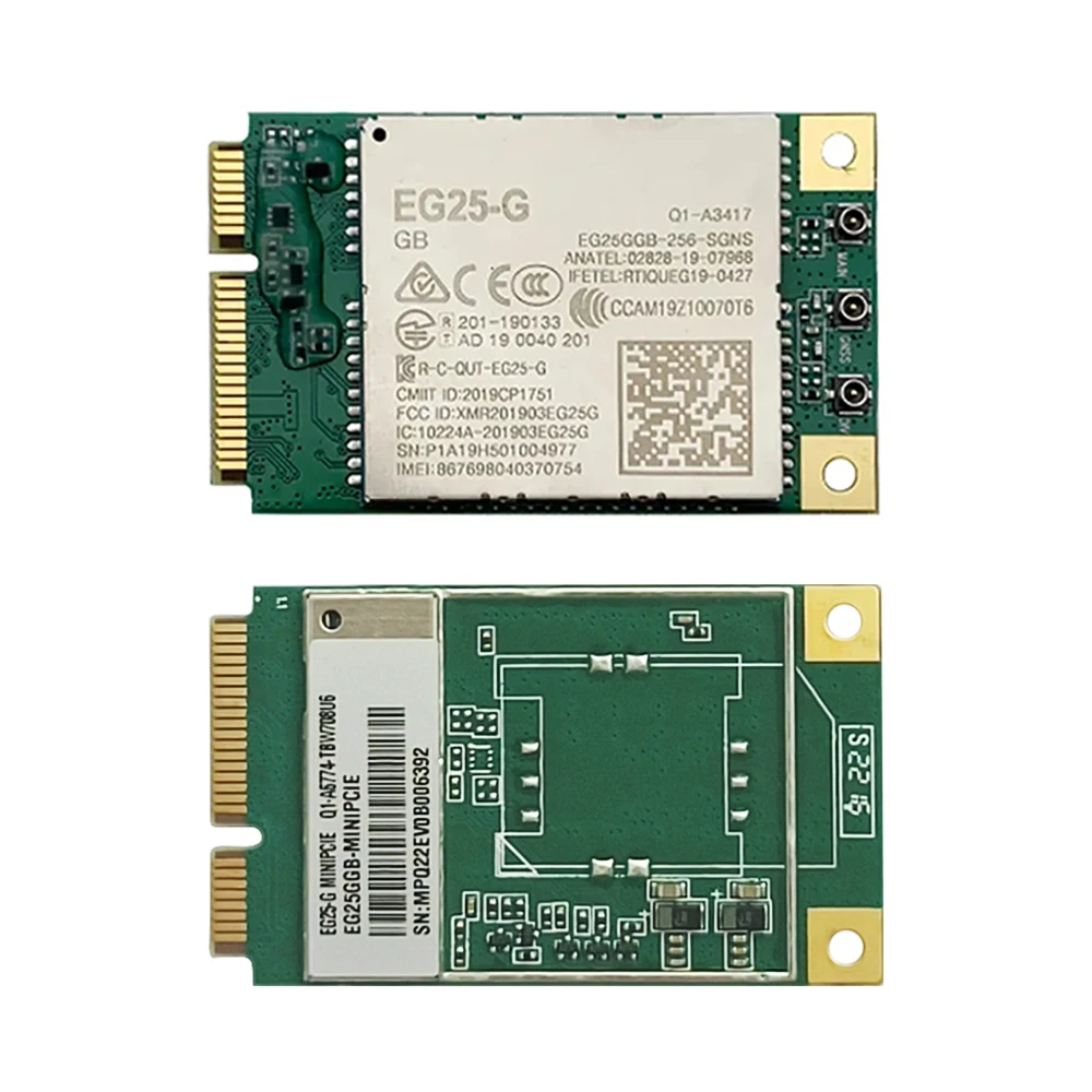 Quectel EG25-G EG25GGB-MINIPCIE/EG25GGB-MINIPCIE-S 미니 Pcie CAT4 모듈, 글로벌 밴드 SIM 카드 슬롯용 (옵션)