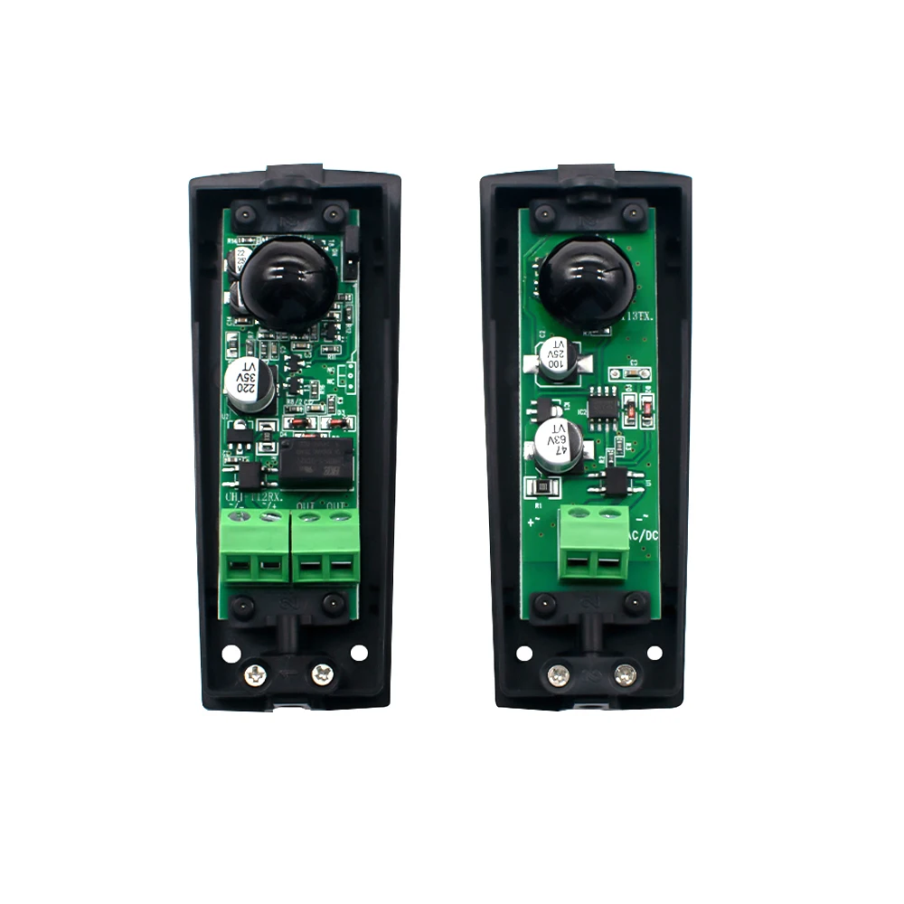 자동 도어 및 게이트 차고 오프너용 안전 유선 광전지 적외선 센서, IP55, 15m, 12V AC/DC