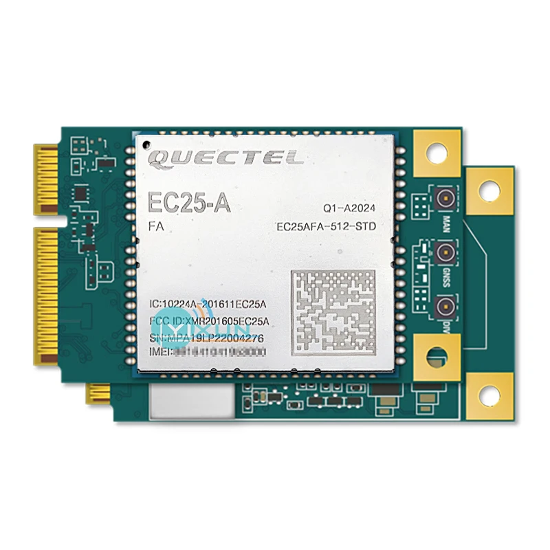 Quectel EC25 EC25-E EC25-EU EC25-J EC25-A EC25-AF EC25-AU LTE Cat4 미니 Pcie 무선 모듈, GPS GLONASS BD 나침반 갈릴레오 QZSS