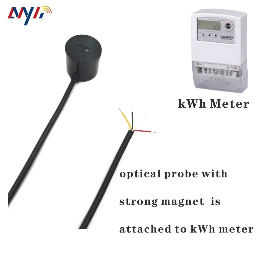 TTL IR 반이중 근거리 IR 신호, IEC1107 DLMS 통신 프로토콜 전력계, 데이터 수집, 판독 분석 TTL 광학 프로브