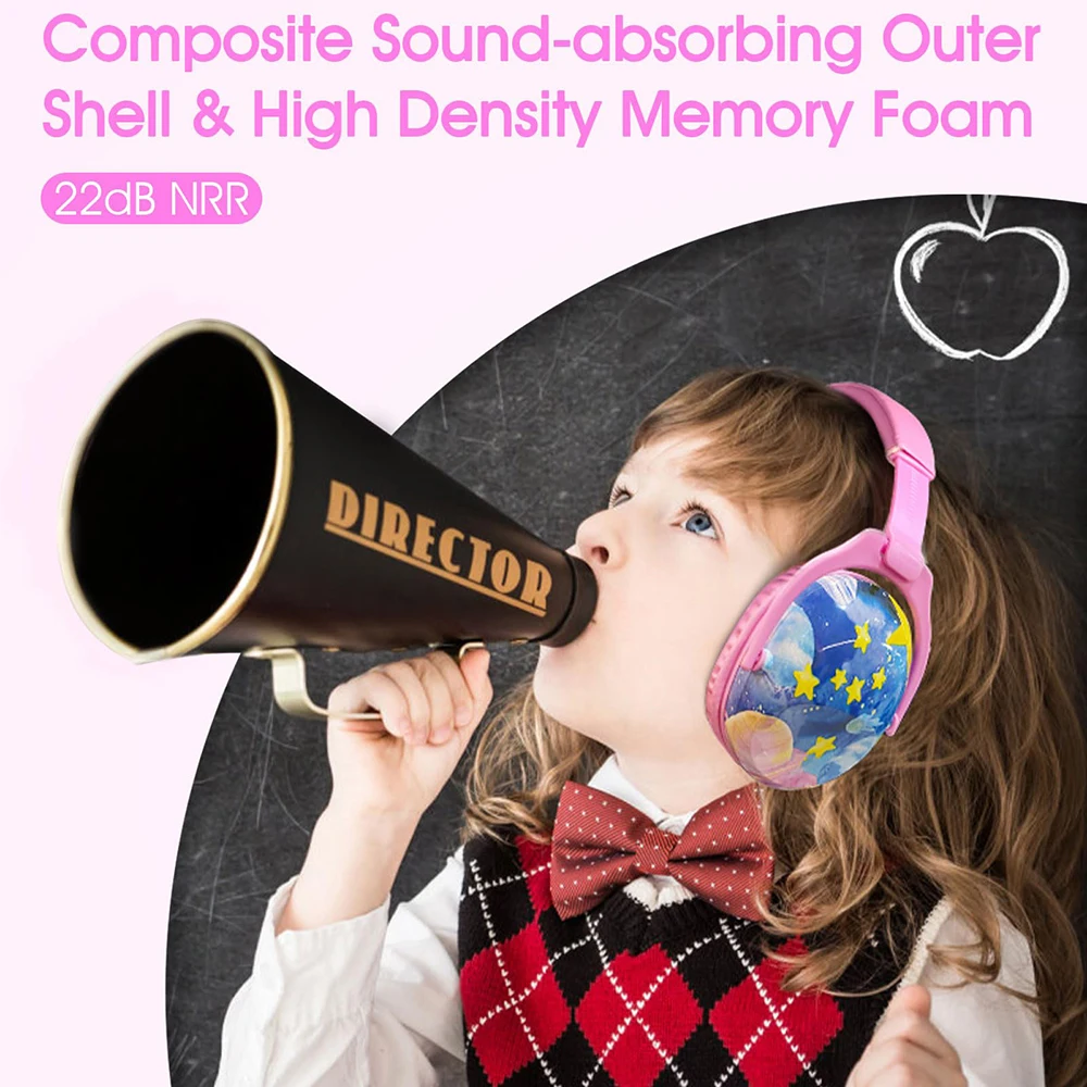 HOCAZOR 어린이 안전 소음 감소 귀마개, 자폐증 청력 감각 문제, 어린이 청력 보호 귀마개