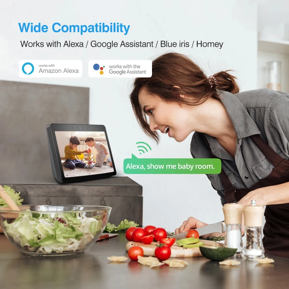 Foscam 와이파이 카메라 팬 및 틸트 양방향 오디오 베이비 모니터, 실내 캠, AI 감지 홈 비디오 감시 카메라, 5MP