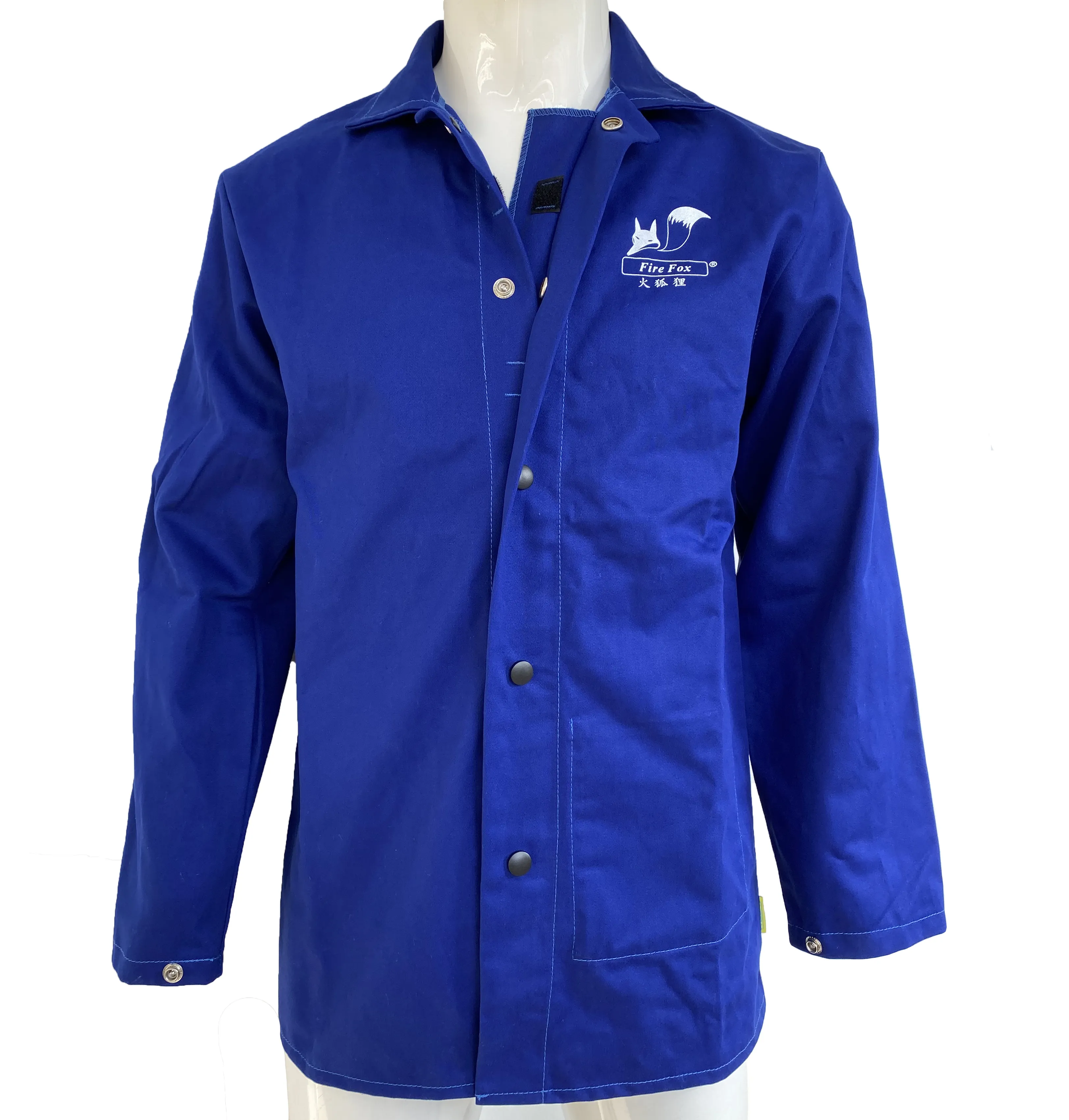 난연성 FR 코튼 커버 용접 재킷, 내화 코튼 용접 의류 title=난연성 FR 코튼 커버 용접 재킷, 내화 코튼 용접 의류