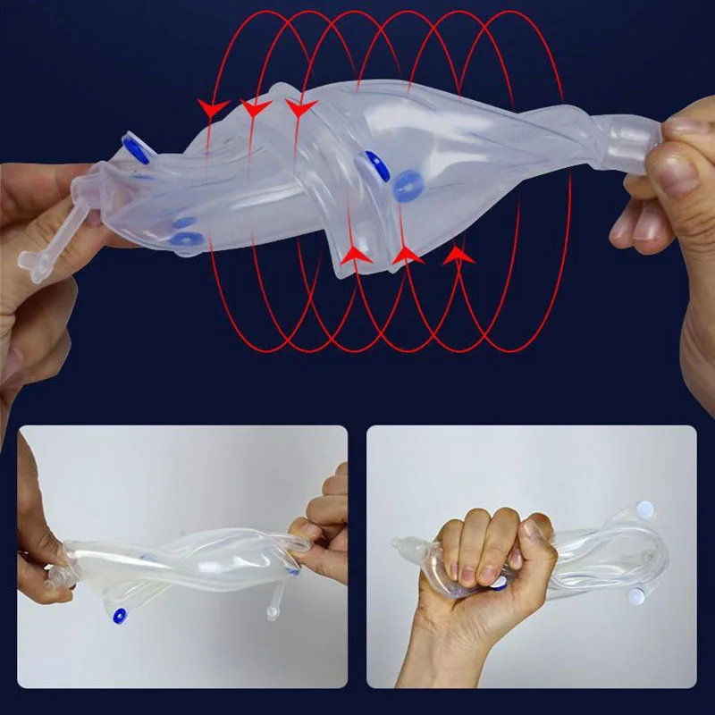 세척 가능한 실리콘 남성 소변 가방 속옷, 노인용 소변 깔때기, 소변 홀더 수집기, 1PC