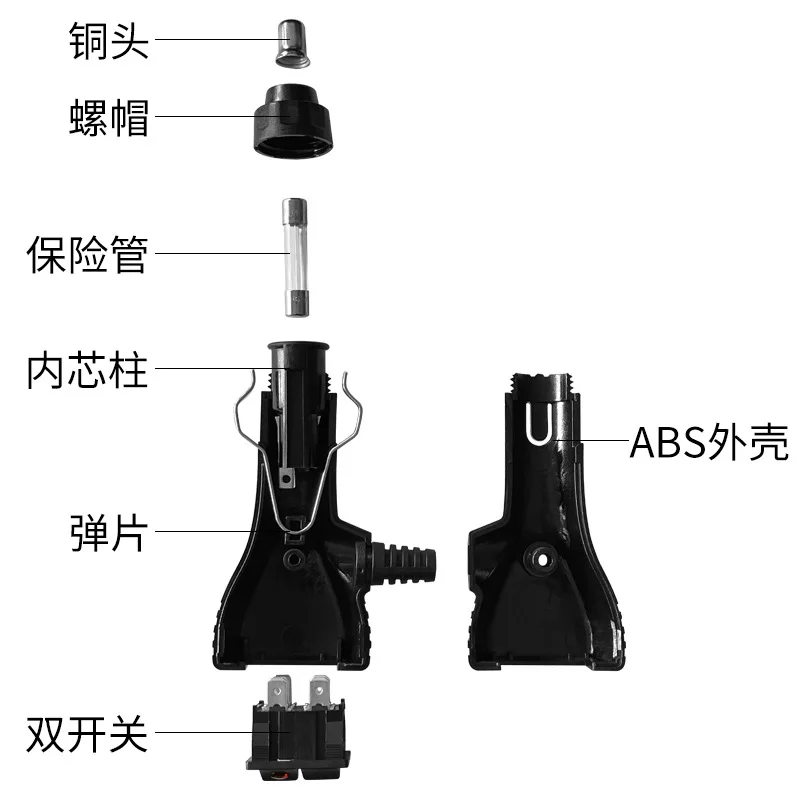 12V 24V 헤비 듀티 자동차 시가 라이터 플러그, 순간 및 ON OFF ON 스위치