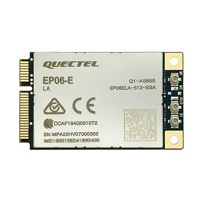 Quectel EP06 EP06-E 미니 Pcie LTE 4G 모듈, B1, B3, B5, B7, B8, B20, B28, B32, B38, B40, B41, FDD-LTE, TDD-LTD 고급 CAT6 모듈 title=Quectel EP06 EP06-E 미니 Pcie LTE 4G 모듈, B1, B3, B5, B7, B8, B20, B28, B32, B38, B40, B41, FDD-LTE, TDD-LTD 고급 CAT6 모듈 